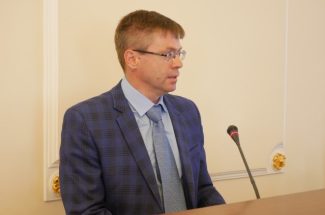 Thumbnail for the post titled: Acting Deputy Director of the Institute for Research Work Serhii Khoroshylov, DSc., spoke at the meeting of the Presidium of the National Academy of Sciences of Ukraine with a report “Models and methods of artificial intelligence in the tasks of controlling the movement of spacecraft.”