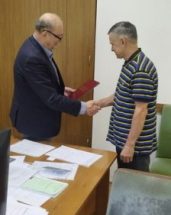 Thumbnail for the post titled: Вітаємо заввідділу функціональних елементів систем керування Заболотного Петра і старшого наукового співробітника відділу термогазодинаміки енергетичних установок Тернову Катерину з нагородженням грамотами Президії НАН України за вагомі досягнення у науковій діяльності.
